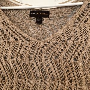Dana Buchman Tops - Open Weave Sweater With Camisole Dana Buchman Tops - Open Weave Sweater With Camisole